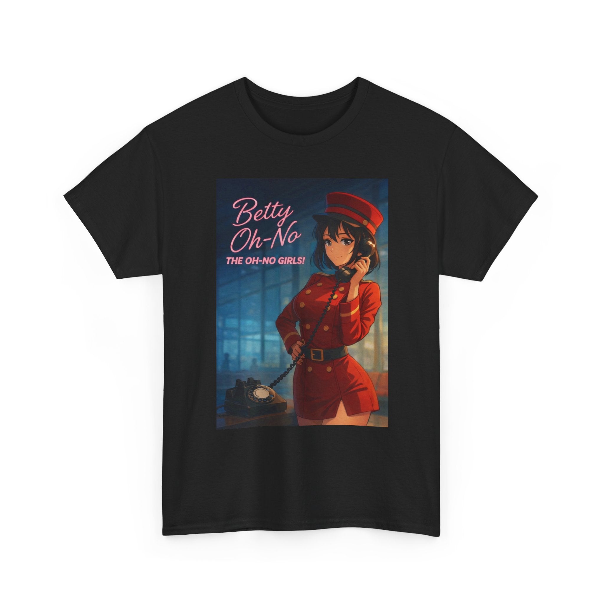 Betty Oh-No Retro Anime Tee — The Oh-No Girls Vintage Poster T-Shirt