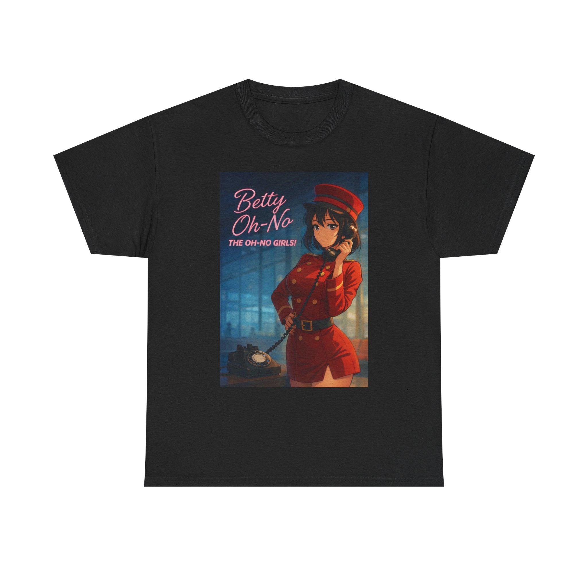 Betty Oh-No Retro Anime Tee — The Oh-No Girls Vintage Poster T-Shirt