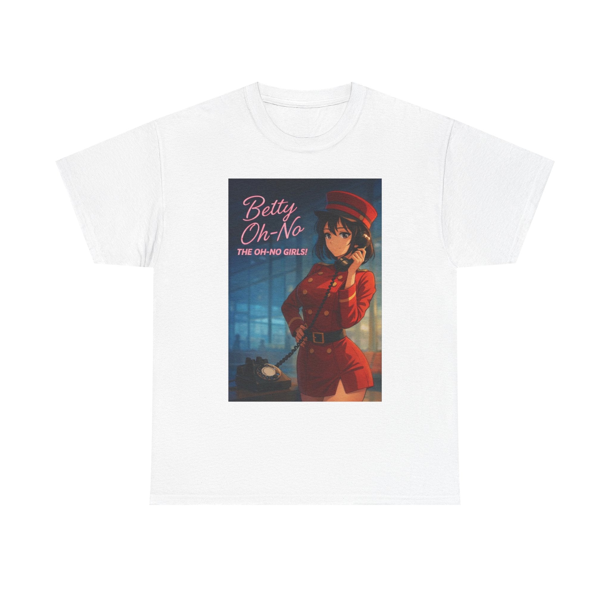Betty Oh-No Retro Anime Tee — The Oh-No Girls Vintage Poster T-Shirt