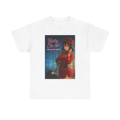 Betty Oh-No Retro Anime Tee — The Oh-No Girls Vintage Poster T-Shirt